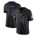 MN.Vikings #74 Donovan Jackson Player Black Impact LImited Home Game Ndoa Stitched Jerseys