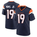 D.Broncos #19 Marvin Mims Jr. Player Navy Home Game Ndoa Stitched Jerseys