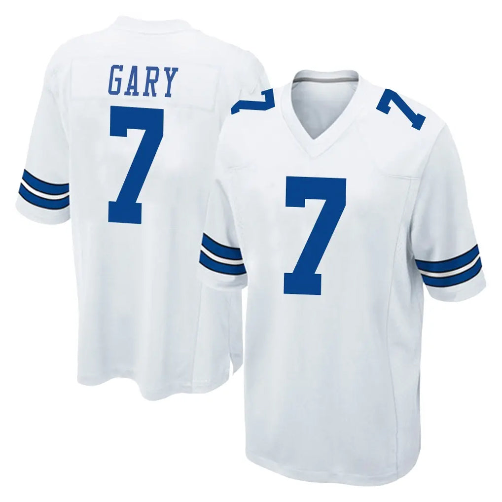 D.Cowboys #7 Rashan Gary Player White Home Game Ndoa Stitched Jerseys
