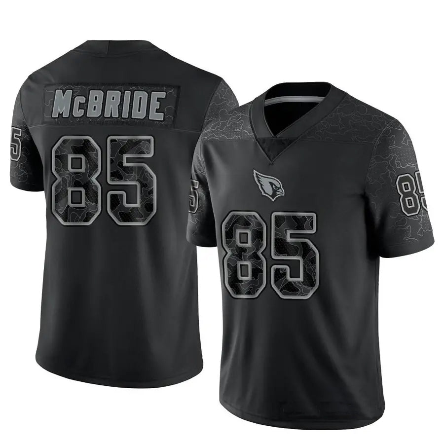 A.Cardinals #85 Trey McBride Player Black RFLCTV Limited Ndoa Stitched Jerseys