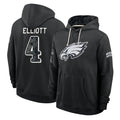 P.Eagles #4 Jake Elliott Player 2026 Black Logo Pullover Hoodies Limited Game Ndoa Stitched Jerseys