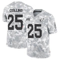 A.Cardinals #25 Zaven Collins Player Camo Salute to Service Limited Ndoa Stitched Jerseys