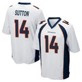 D.Broncos #14 Courtland Sutton Player White Game Ndoa Stitched Jerseys