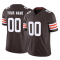 Custom C.Browns Brown Vapor F.U.S.E. Limited Home Game Any Name & Numbers Ndoa Stitched Jerseys
