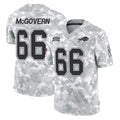B.Bills #66 Connor McGovern Player Arctic Camo Salute to Service Limited Game Ndoa Stitched Jerseys