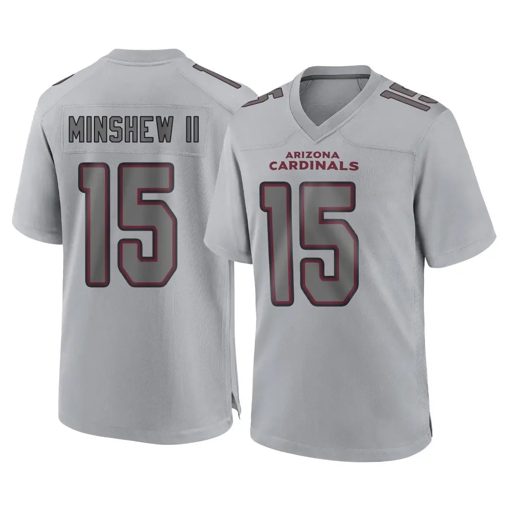 A.Cardinals #15 Gardner Minshew II Player Gray Atmosphere Fashion Home Game Ndoa Stitched Jerseys