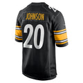Ndoa P.Steelers #20 Kaleb Johnson Black Team Game Jersey