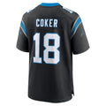 C.Panthers #18 Jalen Coker Player Black Home Game Ndoa Stitched Jerseys