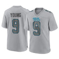 C.Panthers #9 Bryce Young Player Gray Atmosphere Fashion Game Ndoa Stitched Jerseys