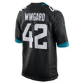 Ndoa J.Jaguars #42 Andrew Wingard Black Alternate Game Jersey