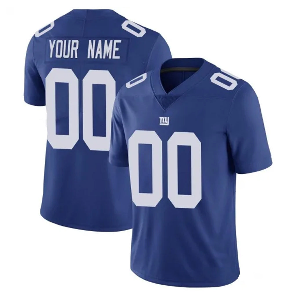Custom NY.Giants Royal Limited Vapor Untouchable Home Game Any Name & Numbers Ndoa Stitched Jerseys