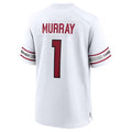 A.Cardinals #1 Kyler Murray Player White Home Game Ndoa Stitched Jerseys
