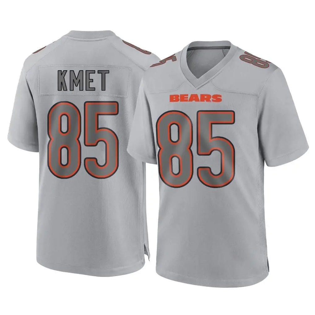 C.Bears #85 Cole Kmet Player Gray Atmosphere Fashion Game Ndoa Stitched Jerseys