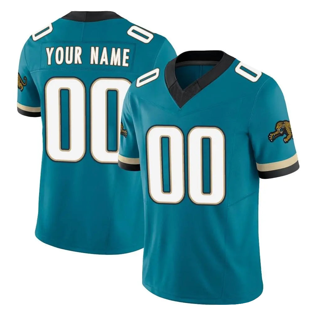 Custom J.Jaguars Teal Prowler Throwback Vapor F.U.S.E. Limited Home Game Any Name & Numbers Ndoa Stitched Jerseys