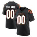 Custom C.Bengals Black Home Game Any Name & Numbers Ndoa Stitched Jerseys