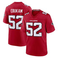 A.Falcons #52 Samson Ebukam Player Red Team Color Home Game Ndoa Stitched Jerseys