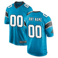 Custom C.Panthers Blue Game Any Name & Numbers Ndoa Stitched Jerseys