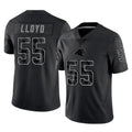 C.Panthers #55 Devin Lloyd Player Black Limited Reflective Game Ndoa Stitched Jerseys