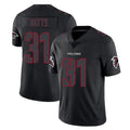 A.Falcons #31 Xavier Watts Player Black Impact Limited Game Ndoa Stitched Jerseys