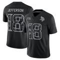 Ndoa MN.Vikings #18 Justin Jefferson Player Black Limited 2026 Salute to Service Home Game Stitched Jerseys