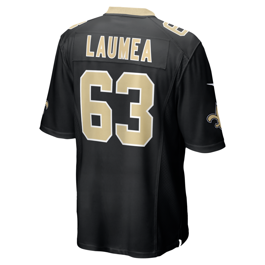 Ndoa NO.Saints #63 Sataoa Laumea Black Team Game Jersey