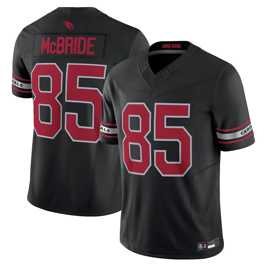 A.Cardinals #85 Trey McBride Player Black Vapor F.U.S.E. Limited Home Game Ndoa Stitched Jerseys