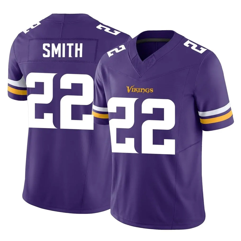 MN.Vikings #22 Harrison Smith Player Purple Limited Vapor F.U.S.E. Home Game Ndoa Stitched Jerseys