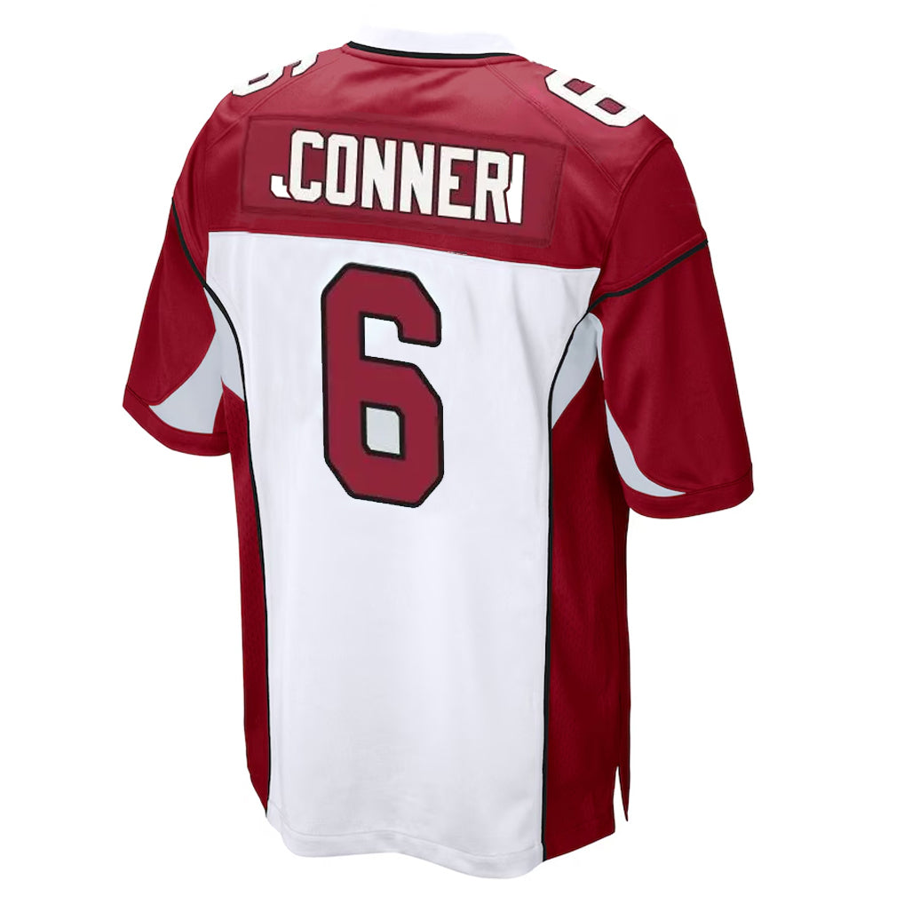 A.Cardinals #6 James Conner Player White Cardinal Home Game Ndoa Stitched Jerseys