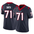 H.Texans #71 Braden Smith Player Navy Limited Vapor F.U.S.E. Home Game Ndoa Stitched Jerseys