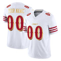 Custom SF.49ers White 2025 Rivalries Collection Game Limited Any Name & Numbers Ndoa Stitched Jerseys