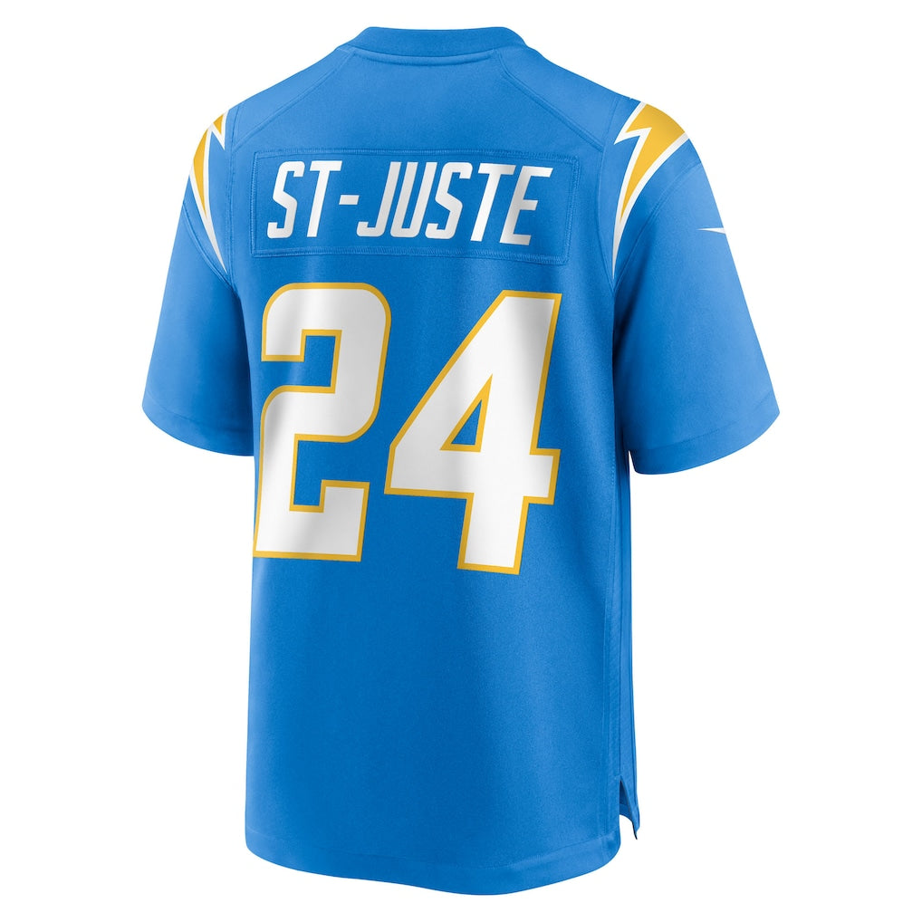Ndoa LA.Chargers #24 Benjamin St-Juste Powder Blue Team Game Jersey