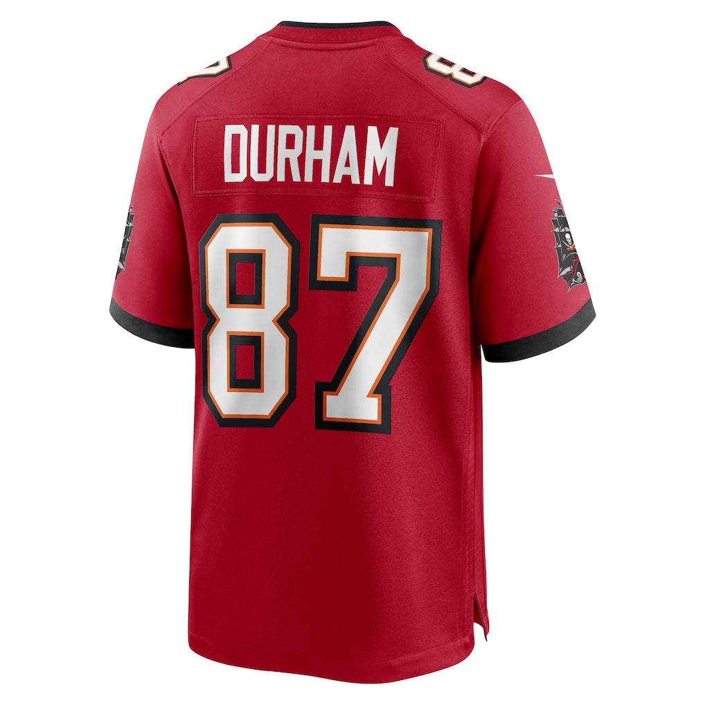 Ndoa TB.Buccaneers #87 Payne Durham Red Game Jersey