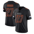 D.Broncos #27 J.K. Dobbins Player Black Impact Limited Game Ndoa Stitched Jerseys