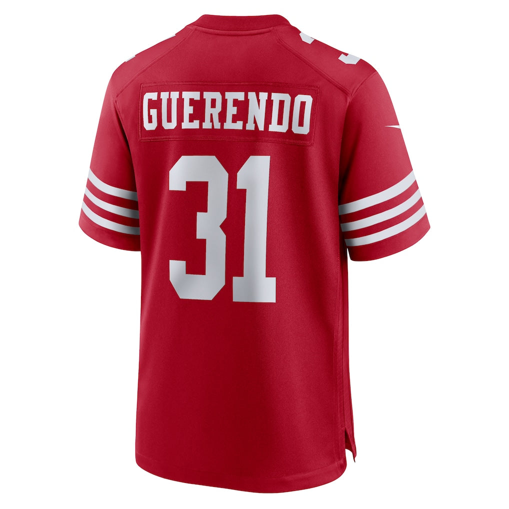 Ndoa SF.49ers #31 Isaac Guerendo Scarlet Game Jersey