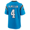 C.Panthers #4 Tetairoa McMillan Player Blue Home Game Ndoa Stitched Jerseys
