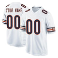 Custom C.Bears White Home Game Any Name & Numbers Ndoa Stitched Jerseys