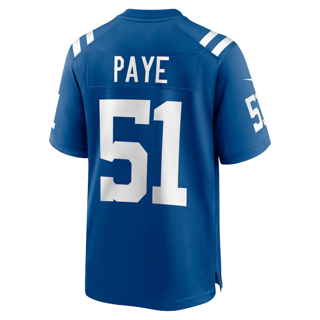 Ndoa IN.Colts #51 Kwity Paye Royal Game Jersey
