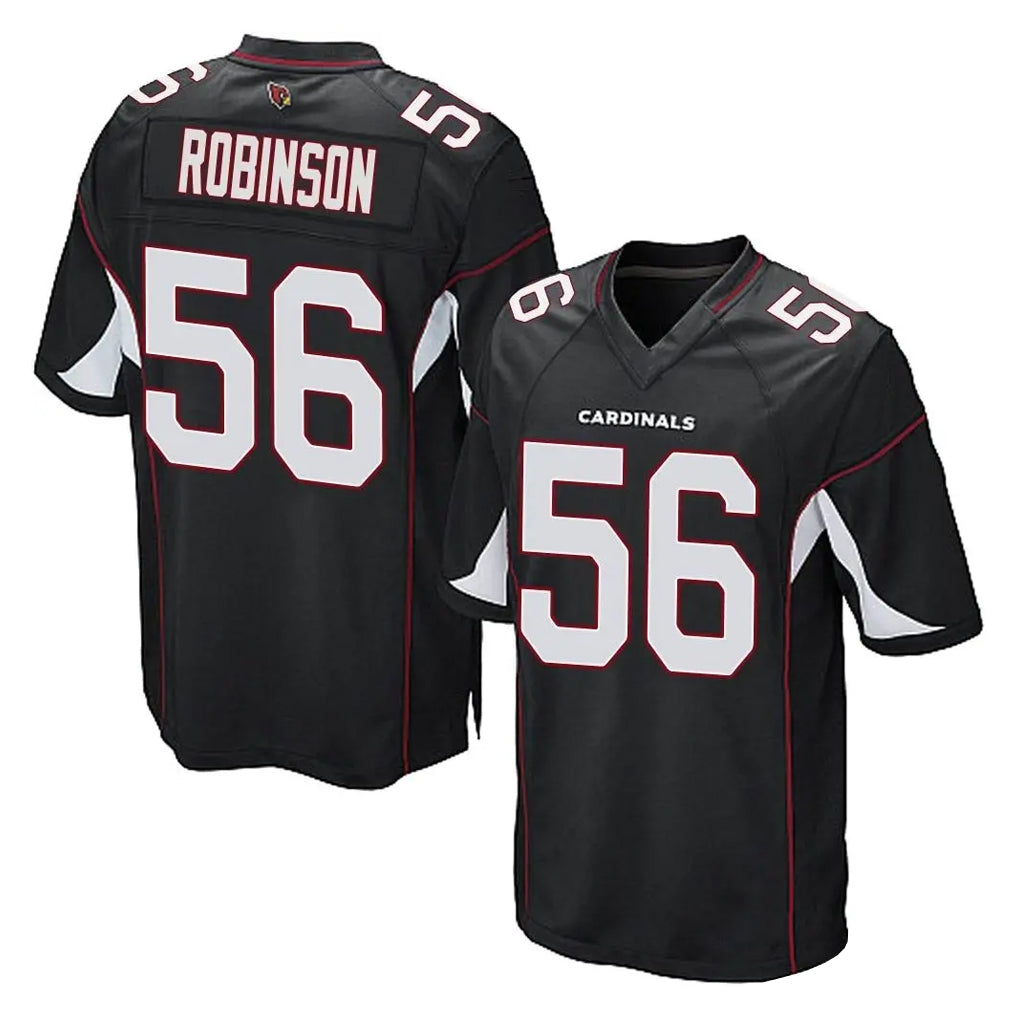 A.Cardinals #56 Darius Robinson Player Black Home Game Ndoa Stitched Jerseys