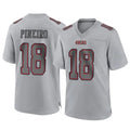 SF.49ers #18 Eddy Pineiro Player Gray Atmosphere Fashion Home Game Ndoa Stitched Jerseys