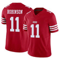 SF.49ers #11 Demarcus Robinson Player Red Limited Vapor F.U.S.E. Home Game Ndoa Stitched Jerseys