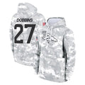 D.Broncos #27 J.K. Dobbins Player Arctic Camo Salute to Service Hoodies Limited Game Ndoa Stitched Jerseys