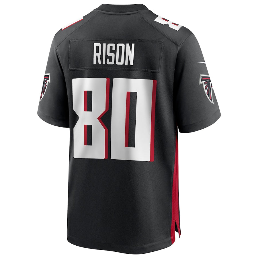 A.Falcons #80 Andre Rison Player Black Home Game Ndoa Stitched Jerseys