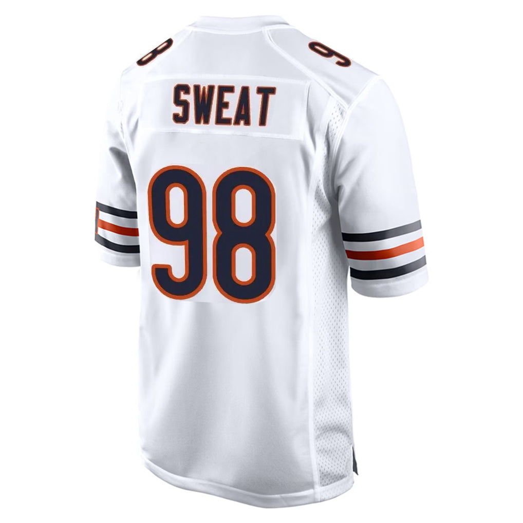 C.Bears #98 Montez Sweat Player White Home Game Ndoa Stitched Jerseys