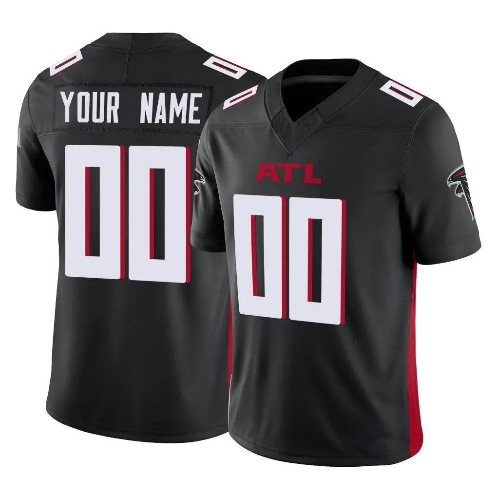 Custom A.Falcons #Black Vapor F.U.S.E. Limited Home Game Any Name & Numbers Ndoa Stitched Jerseys