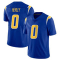 LA.Chargers #0 Daiyan Henley Player Royal Limited Vapor Home Game Stitched Jerseys