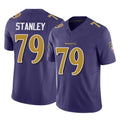 B.Ravens #79 Ronnie Stanley Player Purple Vapor F.U.S.E. Limited Ndoa Stitched Jerseys