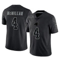 C.Panthers #4 Tetairoa McMillan Player Black Limited Reflective Game Ndoa Stitched Jerseys