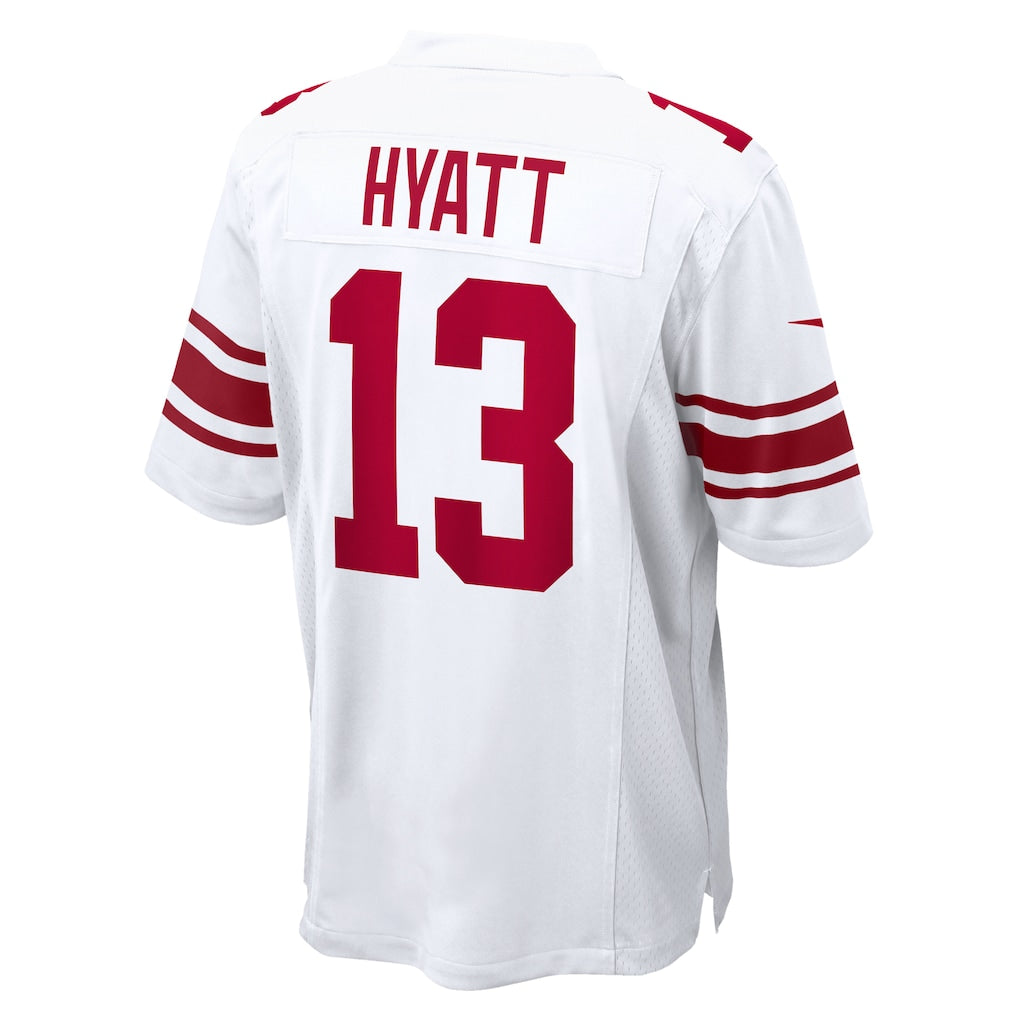 Ndoa NY.Giants #13 Jalin Hyatt White Game Jersey