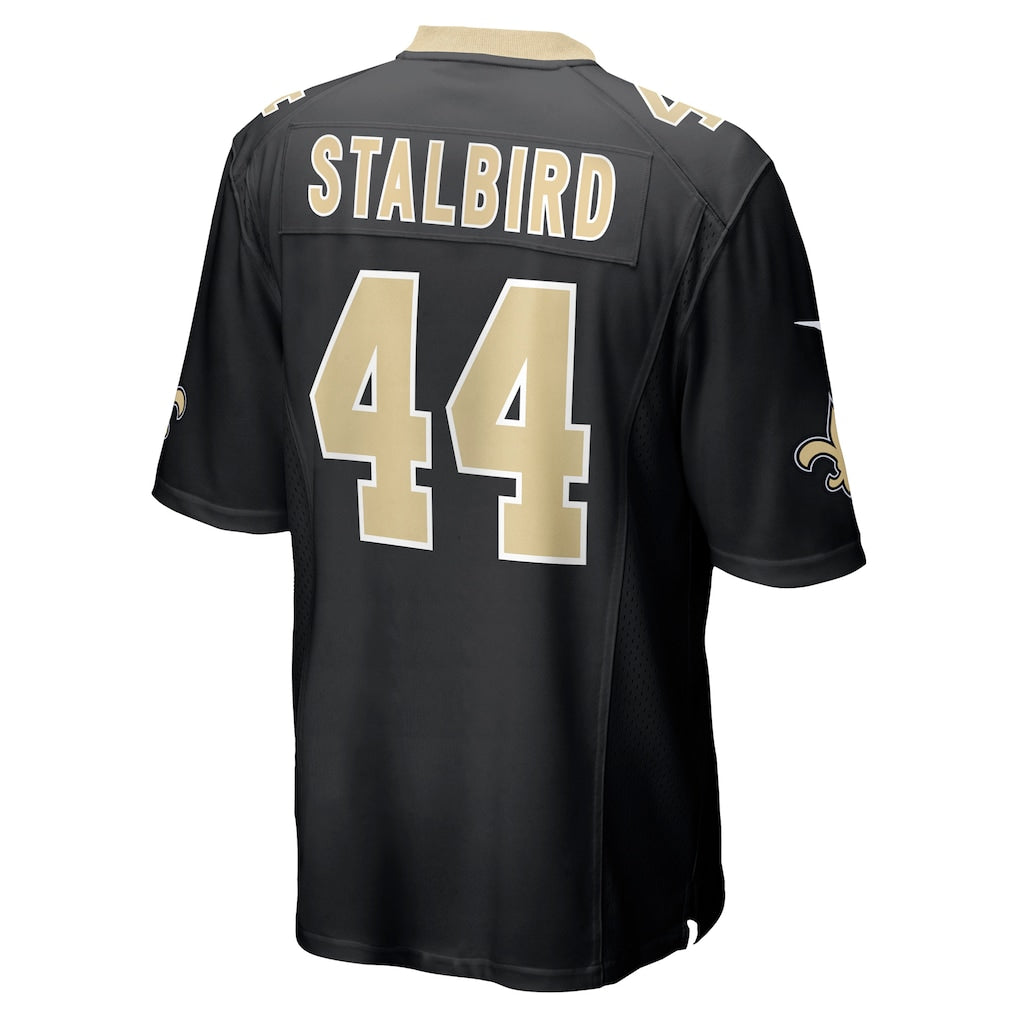Ndoa NO.Saints #44 Isaiah Stalbird Black Team Game Jersey