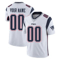 Custom NE.Patriots White Limited Vapor Home Game Any Name & Numbers Ndoa Stitched Jerseys